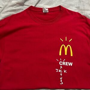 McDonald’s X Cactus Jack “crew” t-shirt